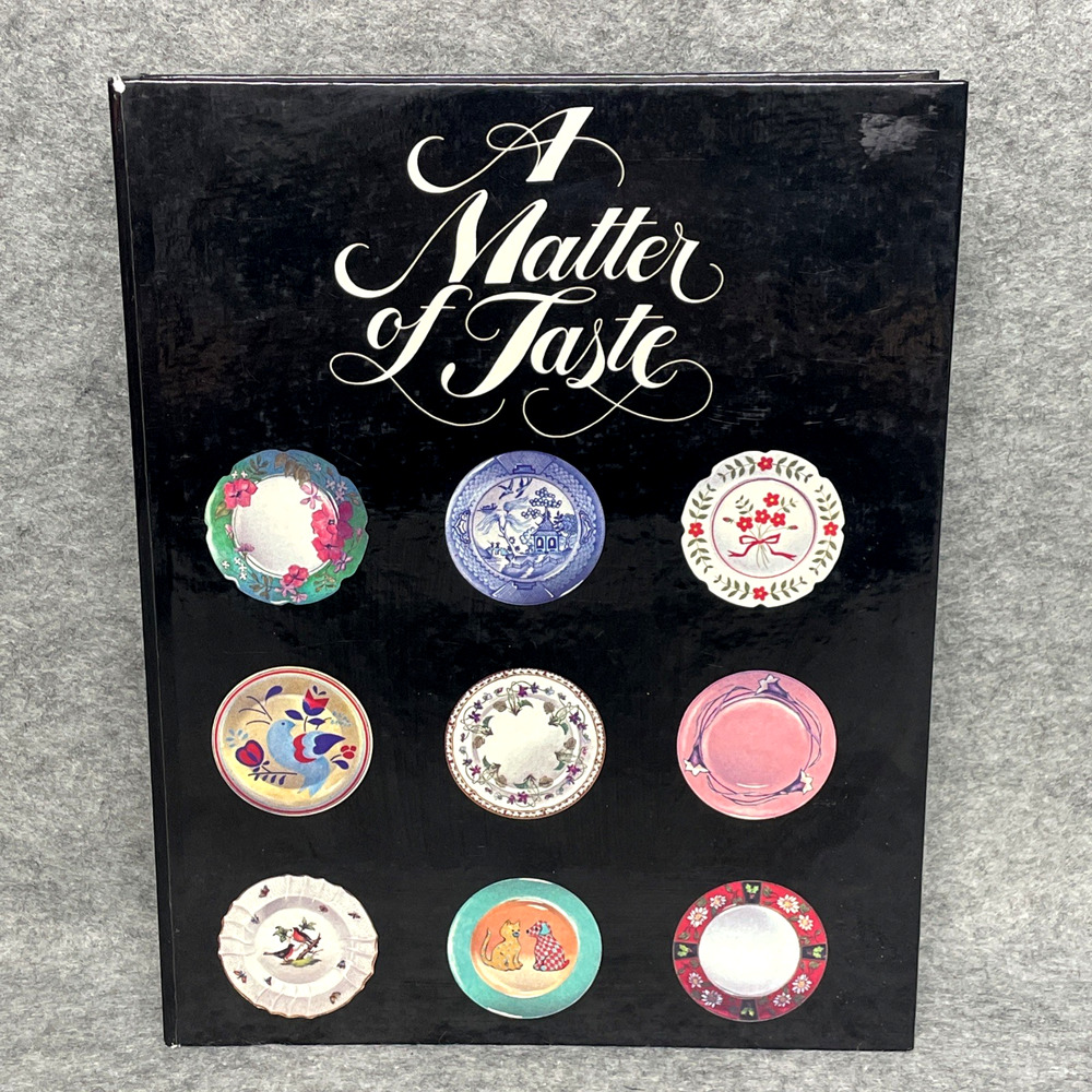 A Matter Of Taste Cookbook Jr League Of‎ Morristown 1989 Recipes Hardback